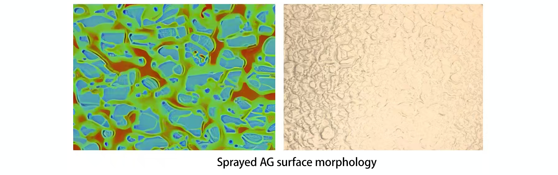 喷涂AG表面形貌